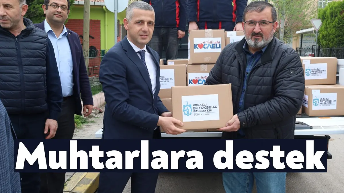 Kocaeli Büyükşehir, il genelindeki tüm mahalle muhtarlıklarına, vatandaşlara yönelik evrak