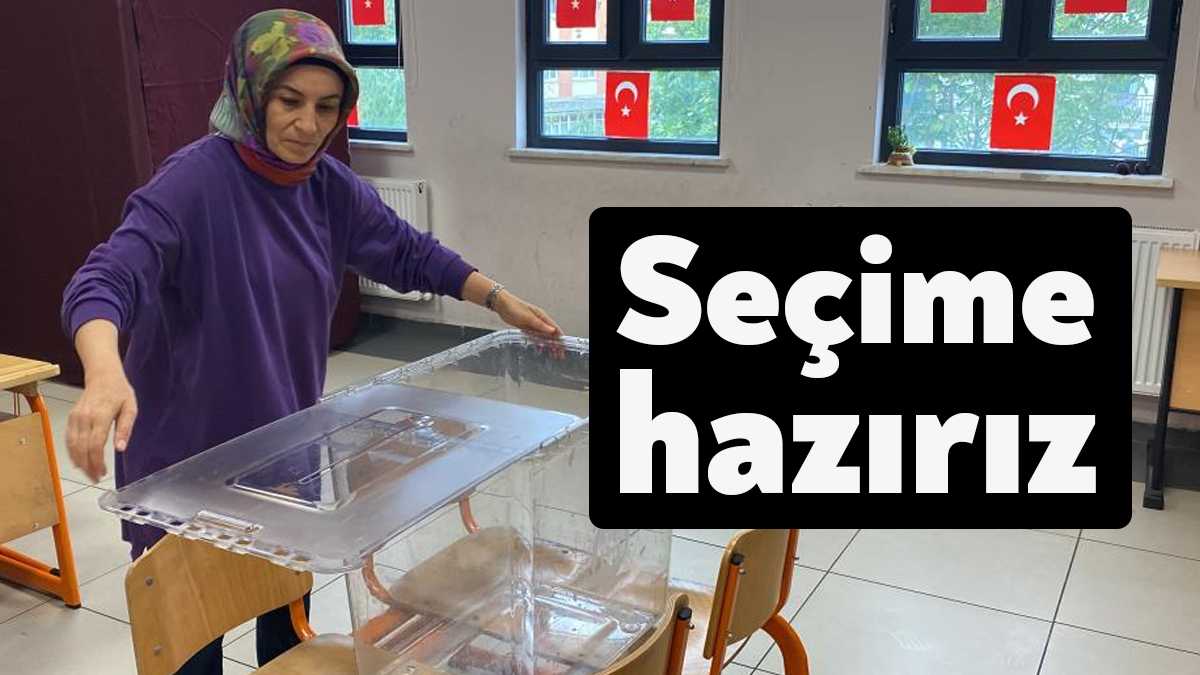 Cumhurbaşkanı Seçimi ikinci tur oylaması için Kocaeli'de sandıklar kurulmaya başlanırken,