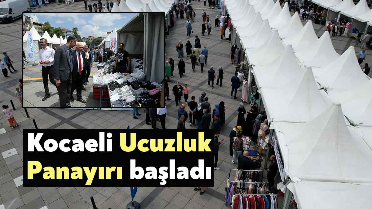 Kocaeli Büyükşehir Belediyesi’nin desteğiyle Kocaelili esnafın ve deprem bölgesindeki esnafların