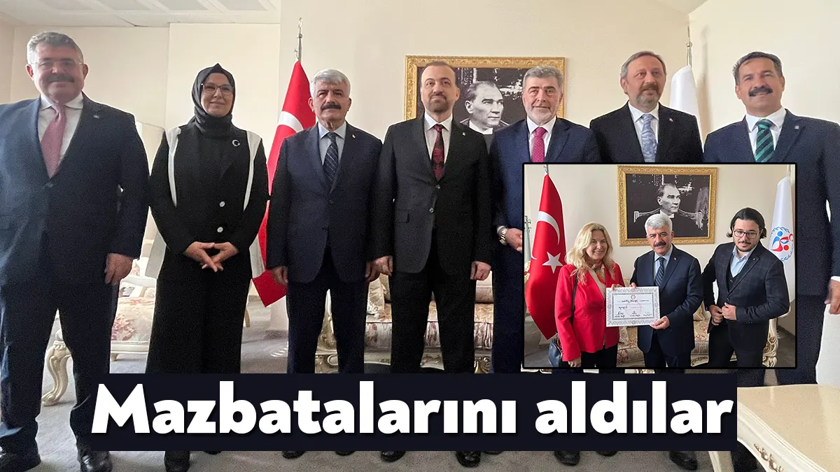 Kocaeli'de TBMM'ye girmeye hak kazanan 6 AK Parti milletvekili, düzenlenen