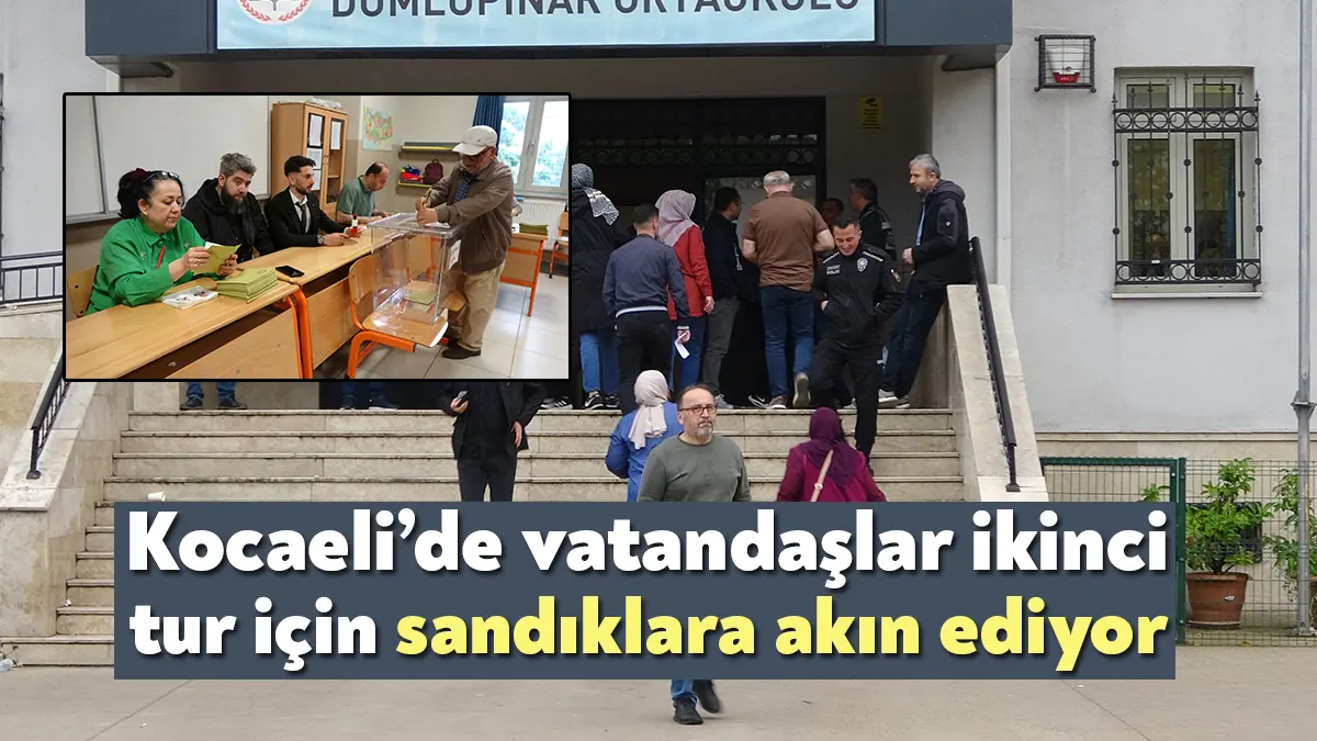 Cumhurbaşkanlığı seçimlerinin ikinci tura kalmasıyla Türkiye genelinde olduğu gibi Kocaeli’de