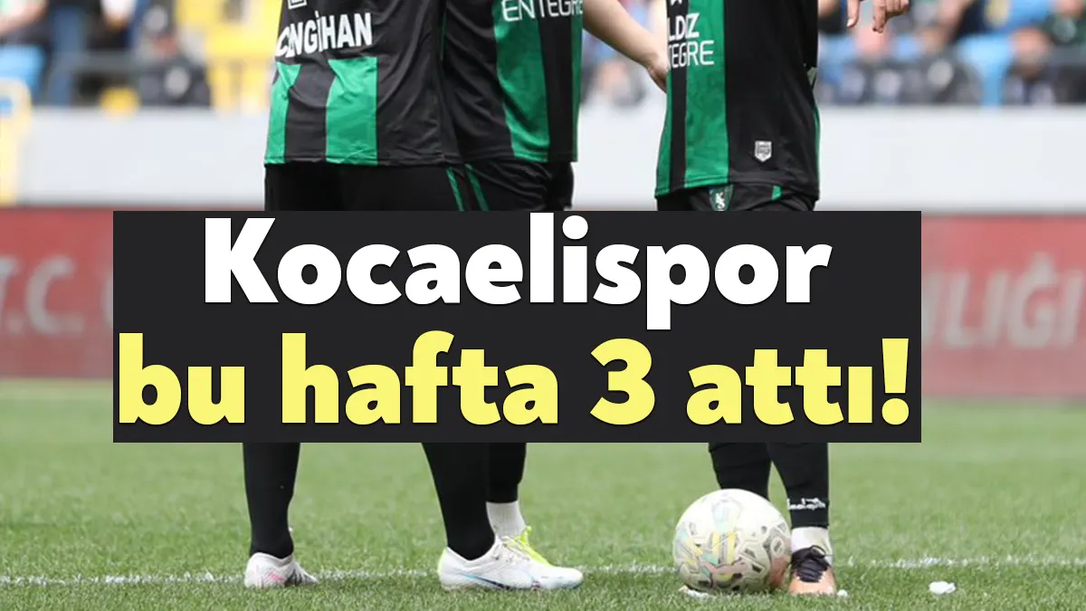 Etimesgut deplasmanına giden Kocaelispor maçı 0-3 kazanarak hanesine 3 puanı