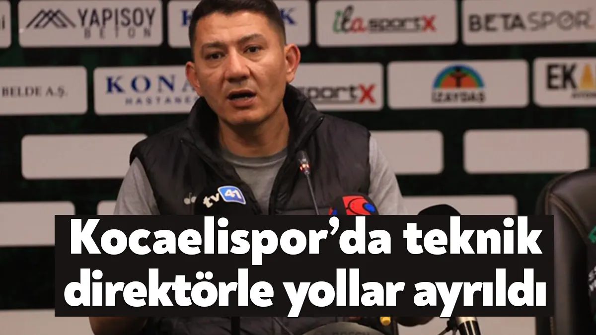 Lig'e yükselen Kocaelispor'da teknik direktör Fırat Gül ile sözleşme uzatılmaması