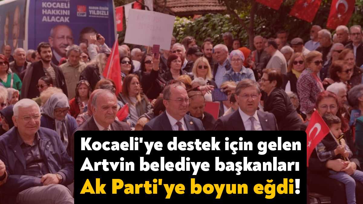 Artvin Belediye Başkanı Demirhan Elçin, Borçka Belediye Başkanı Ercan Orhan