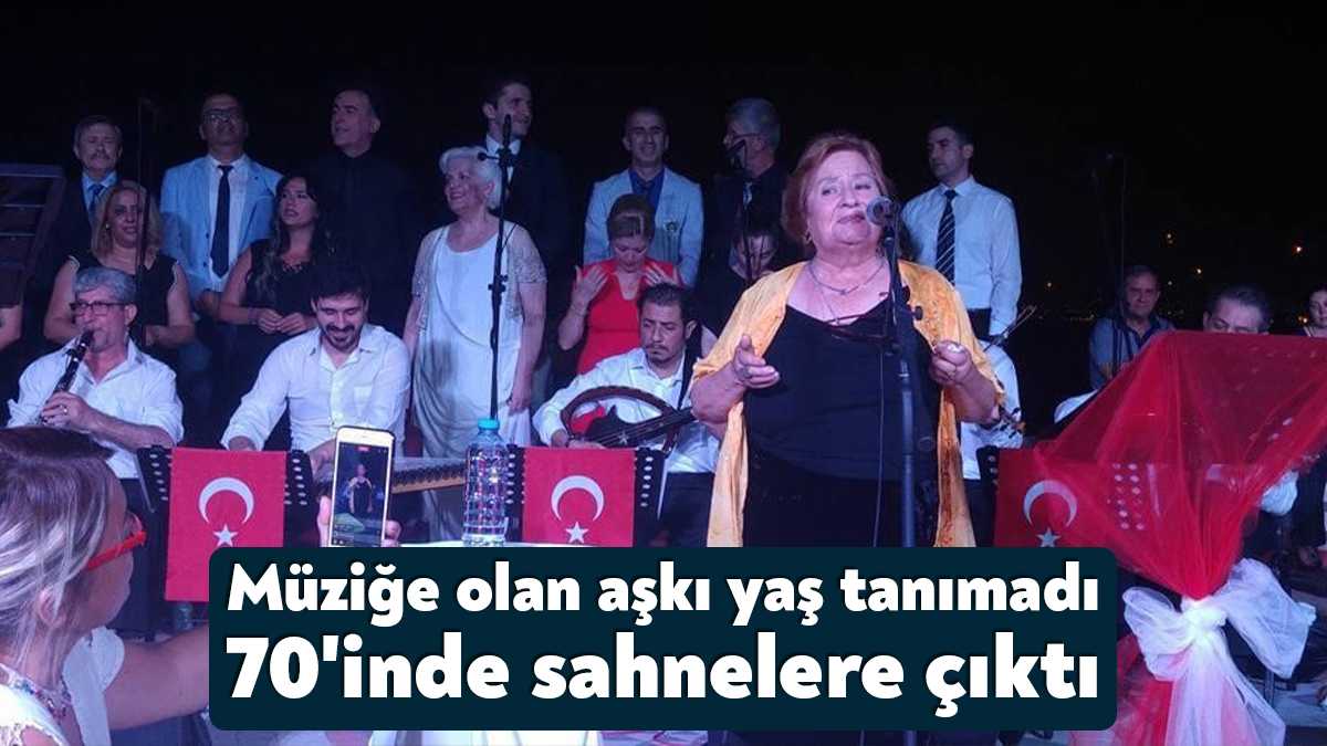Kocaeli'de yaşayan 84 yaşındaki Ayla Gökengin Şener, müziğe olan aşkı