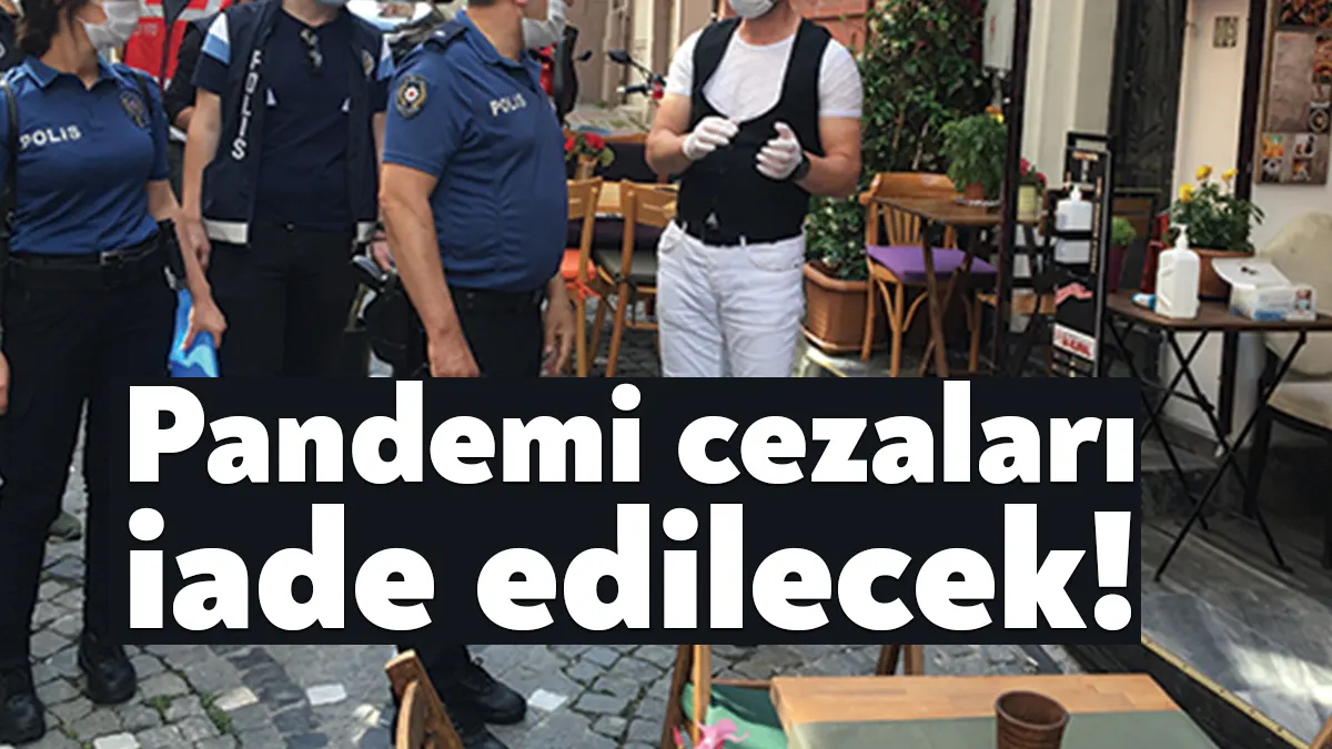 Resmi Gazete’de yayımlanan karara göre pandemi kısıtlamaları döneminde kesilen idari