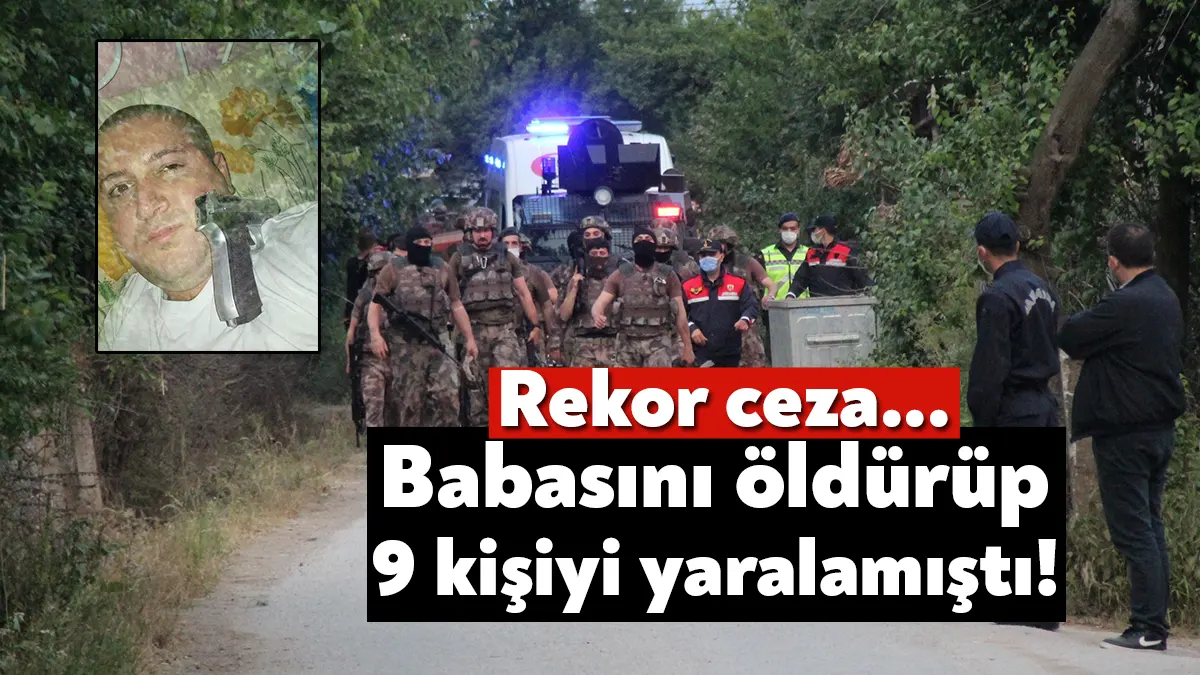 Kocaeli'nin İzmit ilçesinde babasını öldüren, annesini rehin alan, 4 jandarma