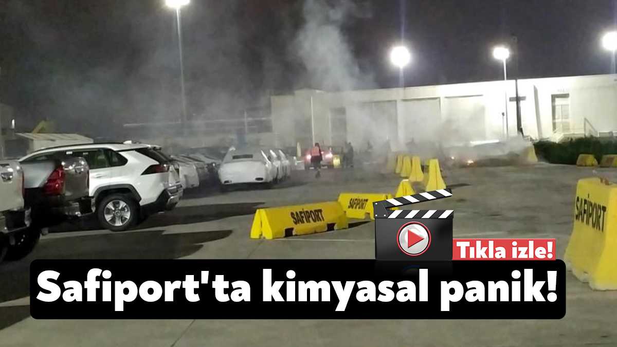 Kocaeli'de Safiport Limanı'na yanaşan gemiden indirilen ve çok zehirli olduğu