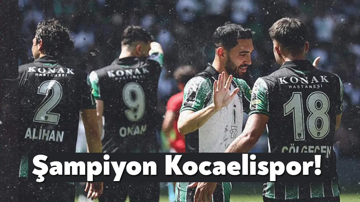Bugün şampiyonluk maçı için sahaya çıkan Kocaelispor, evinde Kastamonuspor'u konuk