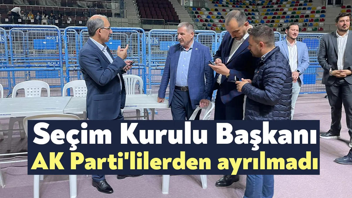 Şehit Recep Topaloğlu Salonu’nda Seçim Kurulu Başkanı Muhittin Paça, AK