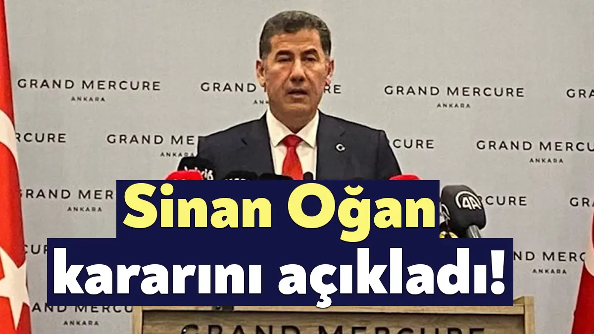 Cumhurbaşkanlığı seçiminin ilk turunda yaklaşık 2.8 milyon oy alan Sinan