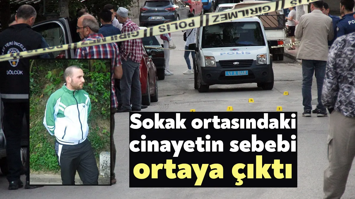 Kocaeli'nin Gölcük ilçesinde geçtiğimiz sene sokak ortasında 1 kişinin öldüğü,