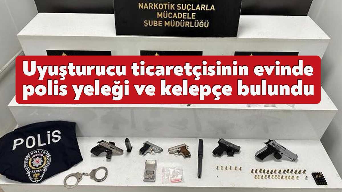 Kocaeli'nin Başiskele ilçesinde uyuşturucu ticareti yapan şahsın evinde yapılan aramada