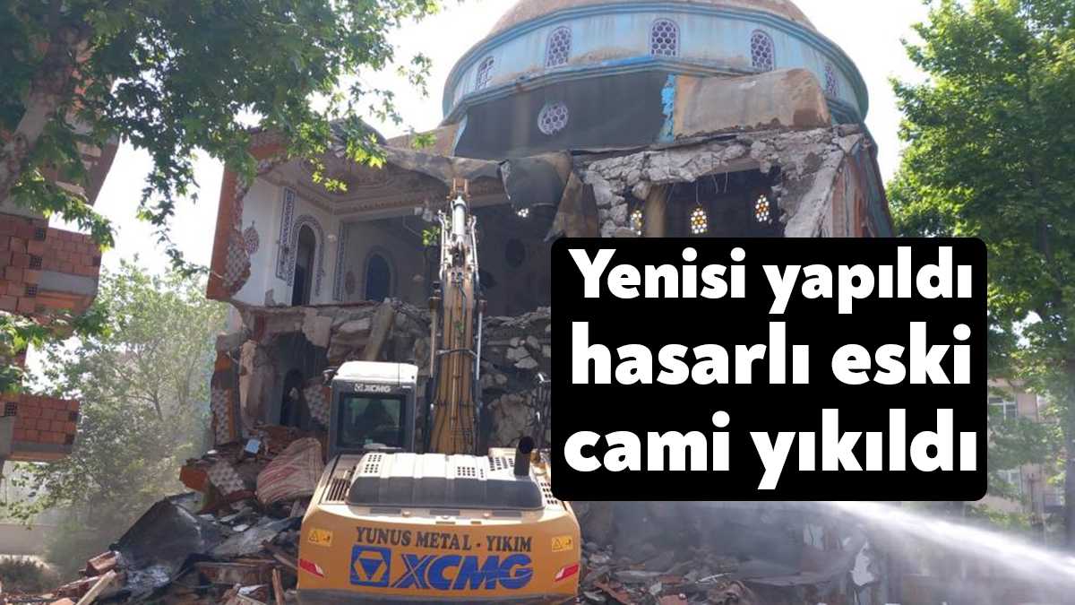 Körfez Belediyesi, Fatih Mahallesi'nde hasarlı olduğu tespit edilen cami yerine