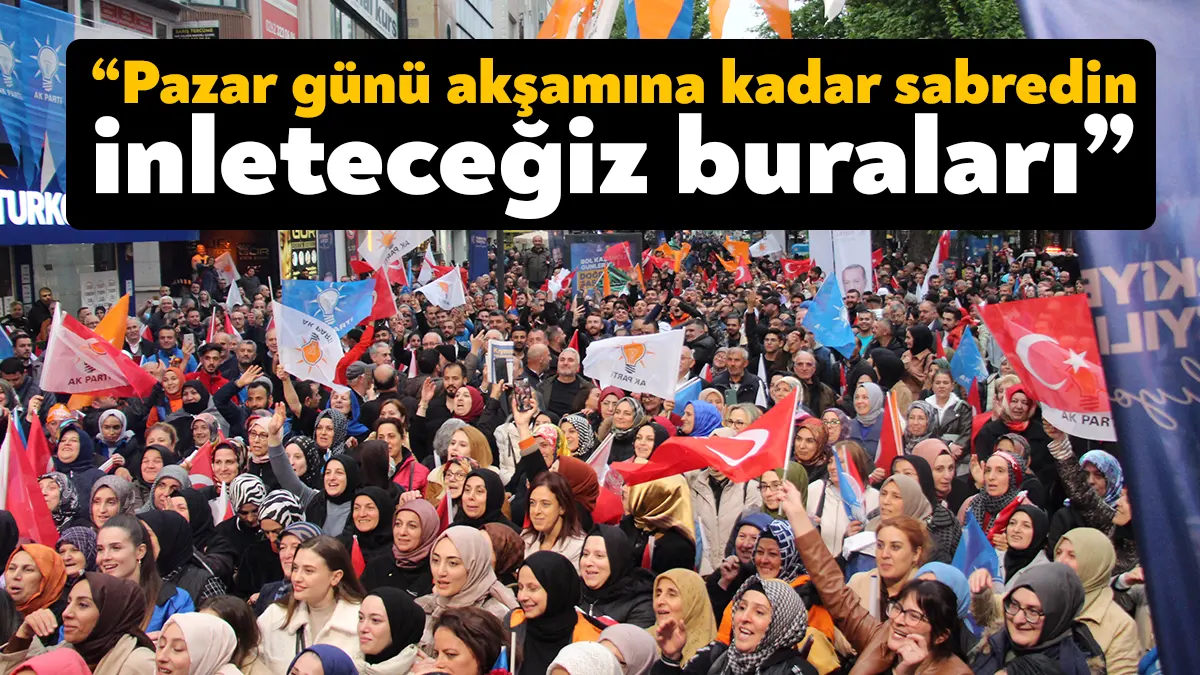 AK Parti İzmit İlçe Başkanlığı ev sahipliğinde bugün Cumhuriyet Bulvarı’nda