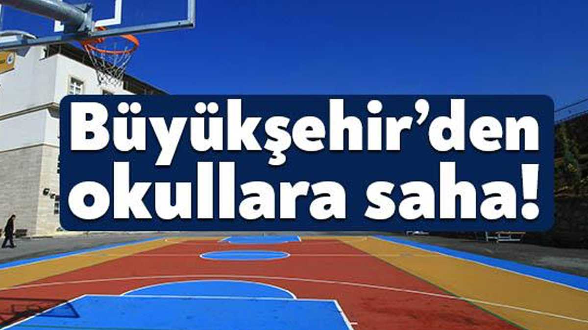 Büyükşehir Belediyesi Potasız Okul Kalmasın Projesiyle okullara voleybol ve basketbol