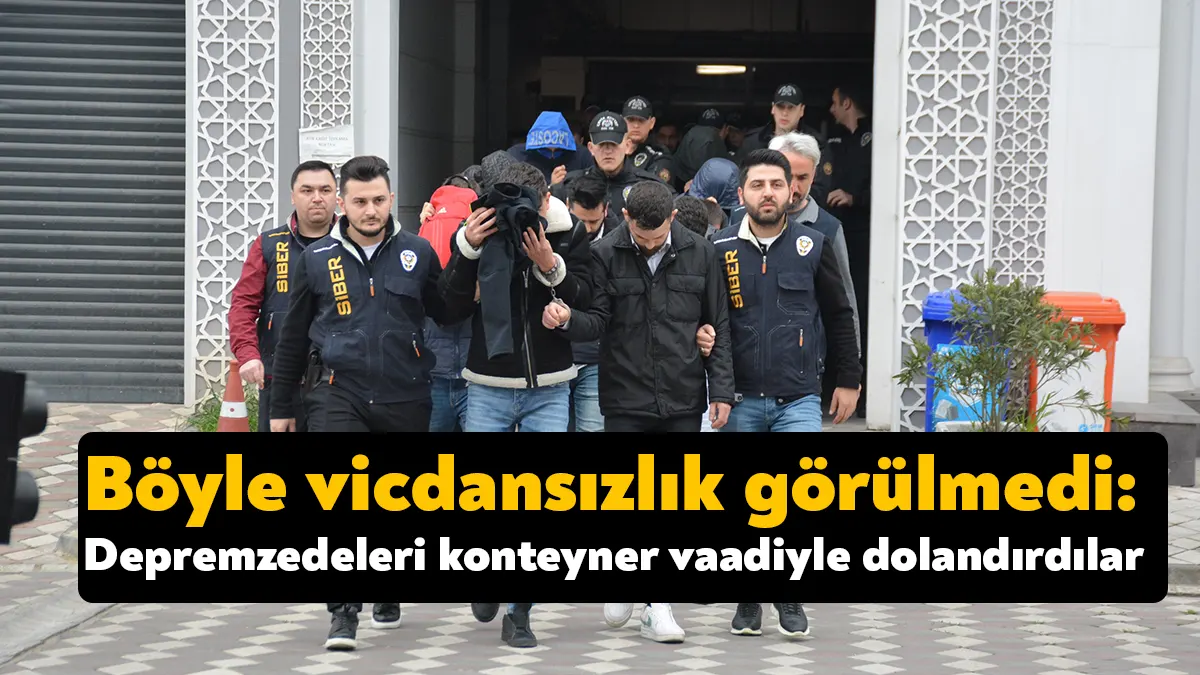 Kahramanmaraş merkezli depremlerin ardından internet üzerinden sahte karavan ve konteyner