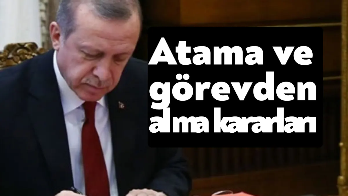 Cumhurbaşkanı Recep Tayyip Erdoğan'ın imzasıyla Resmi Gazete'de yayımlanan karara göre