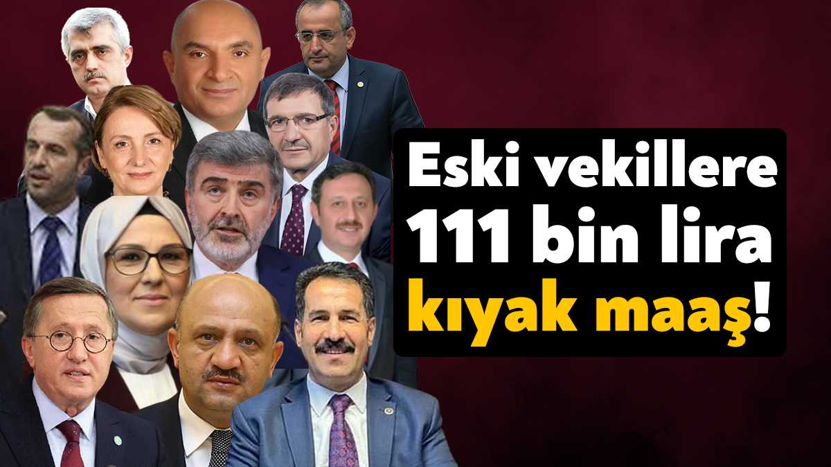 3 aylık ödenen maaşlar seçilmeyenlere yaradı. Milletvekilliği sona eren 314