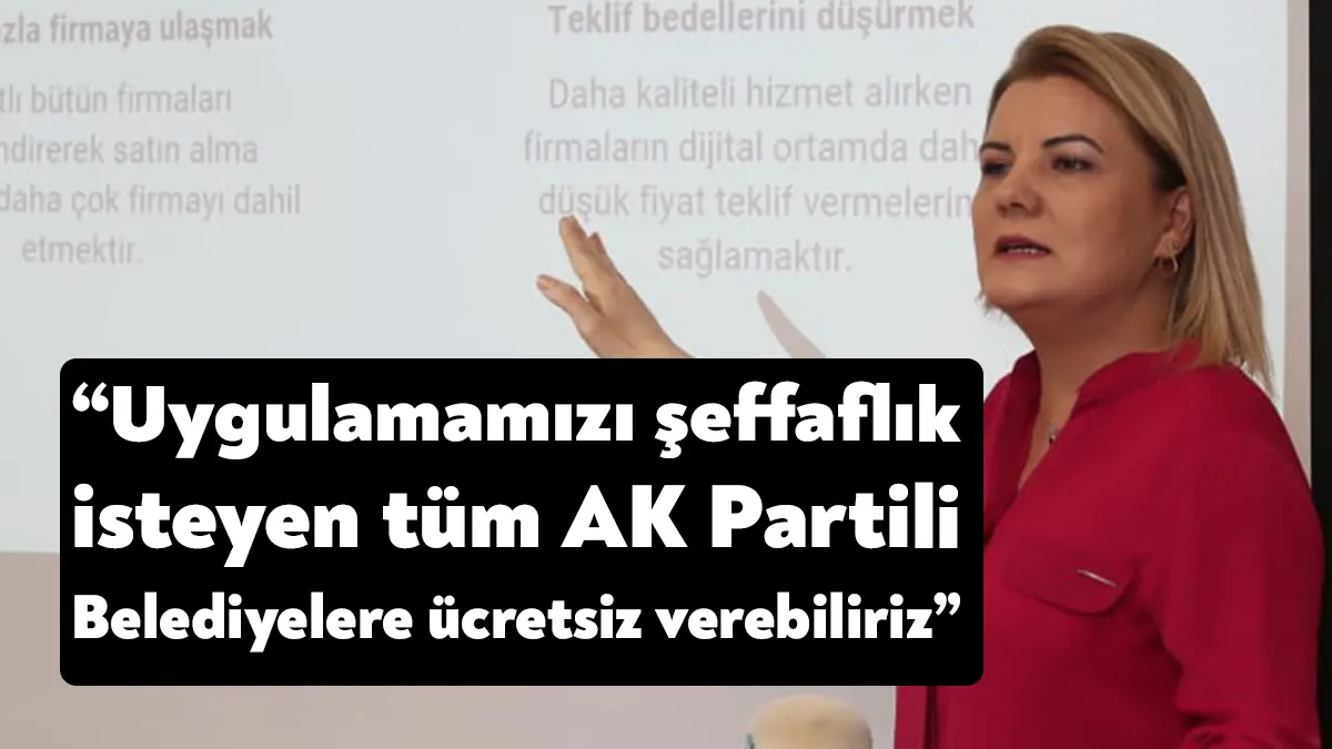 İzmit Belediye Başkanı Fatma Kaplan Hürriyet, Bilgi İşlem Müdürlüğünün yetkin
