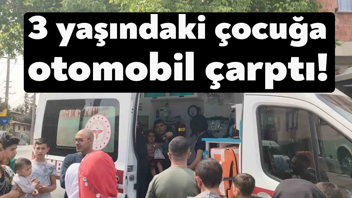 Kocaeli'nin Gebze ilçesinde yolun karşısına geçmeye çalışırken otomobilin çarptığı 3
