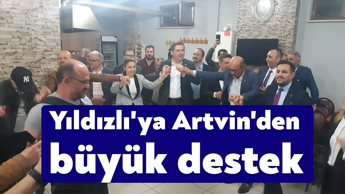 Artvin Belediye Başkanı Demirhan Elçin, Borçka Belediye Başkanı Ercan Orhan