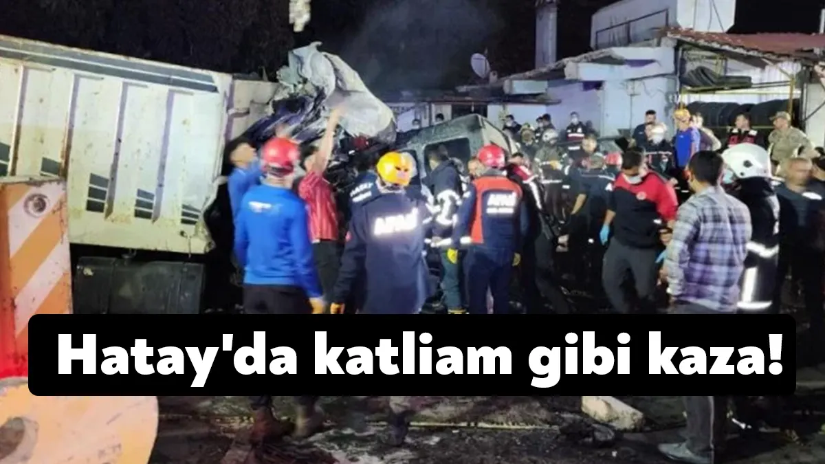Hatay’da freni patlayan kamyonun önündeki araçlara çaparak asker uğurlama eğlencesinin
