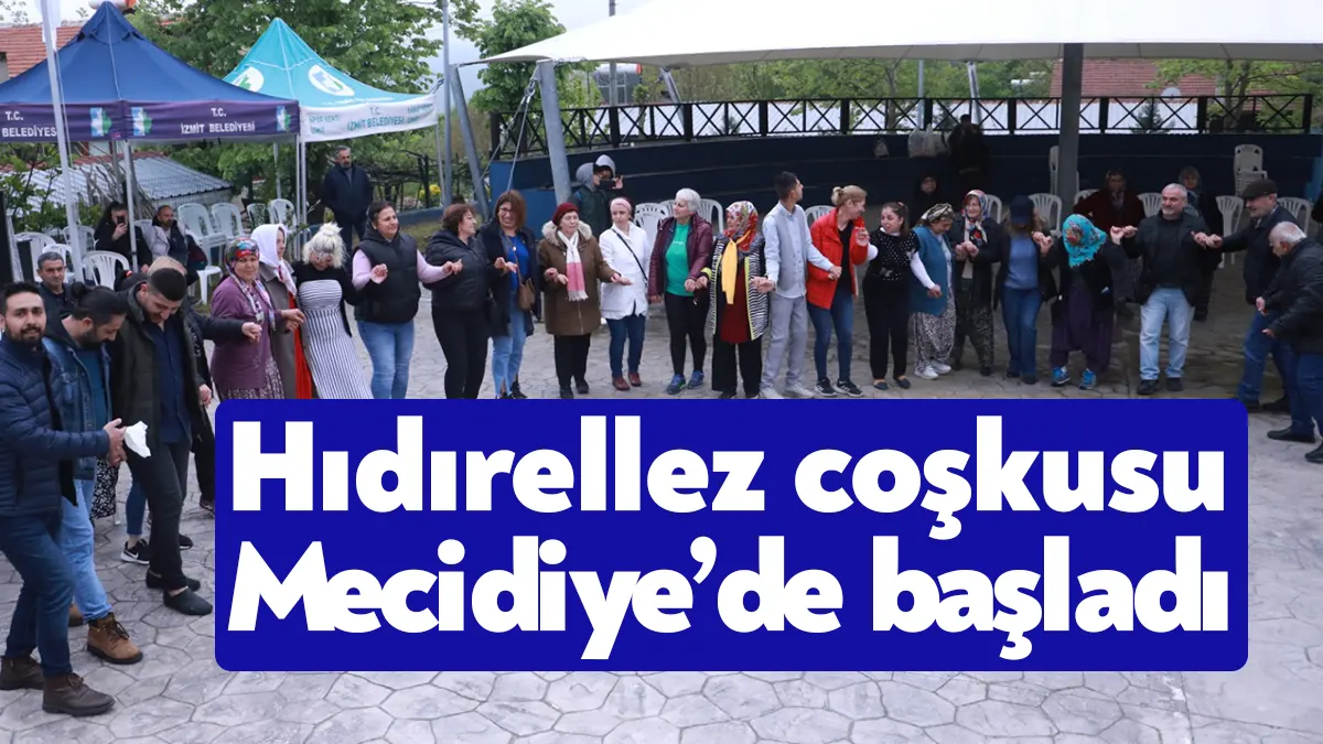İzmit Belediyesinin, doğanın uyanışını ve baharın gelişini temsil eden Hıdırellez’i