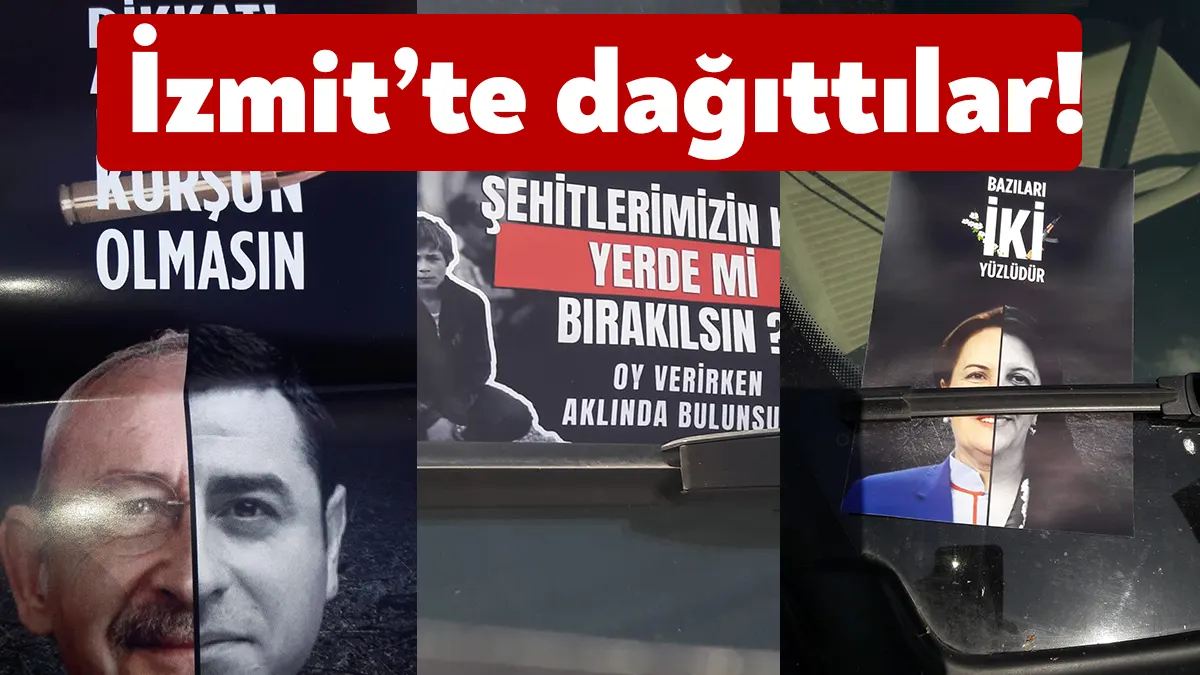 İzmit Kent Konseyi Yönetim Kurulu Üyesi Hüseyin Yüce, İzmit’te dağıtılan