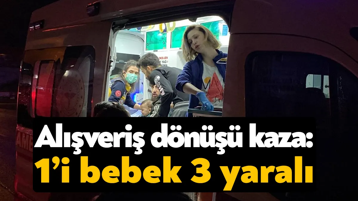 Kocaeli’de alışveriş yaptıktan sonra bebeği ve eşiyle elektrikli bisiklete binerek