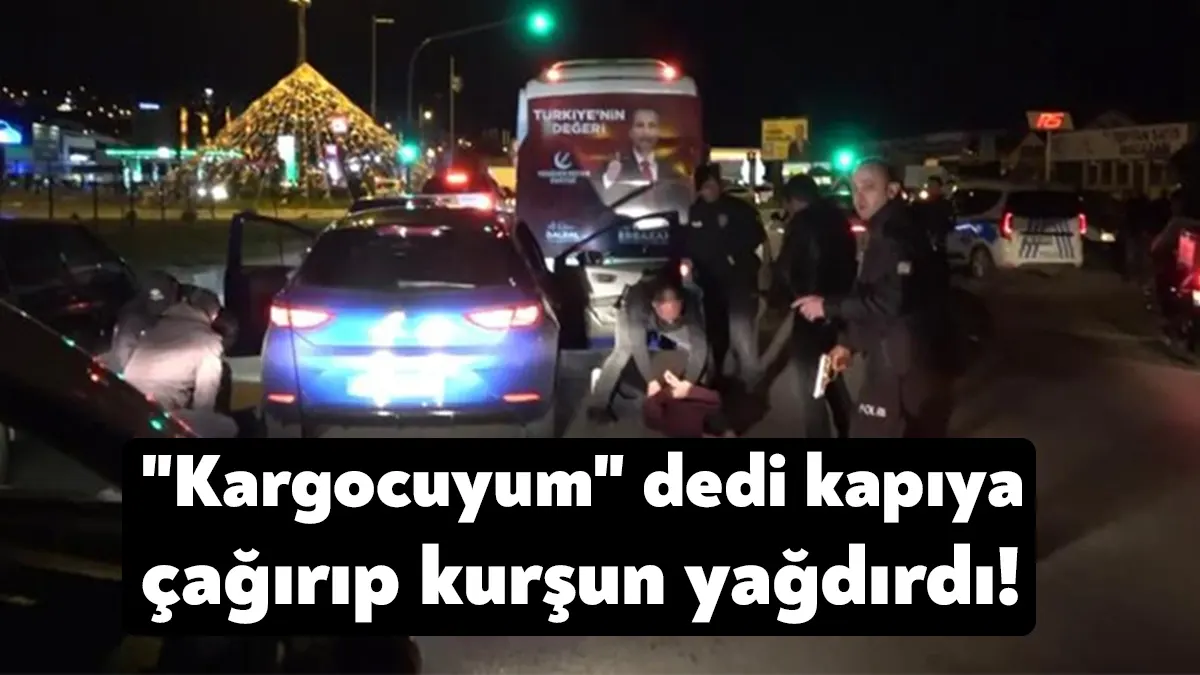 Kocaeli'nin Gebze ilçesinde bir kişi, kendisini kargocu olarak tanıtan şüpheli