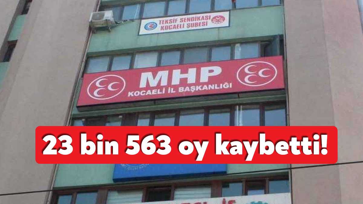 2018 seçimlerinde Kocaeli'de 136 bin 774 oy alan MHP, 14