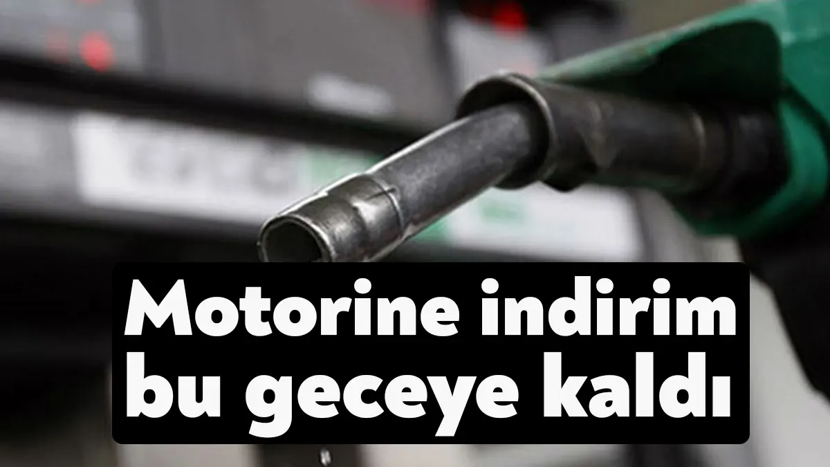 Motorin fiyatlarında dün gece beklenen indirim bu geceye kaldı ancak