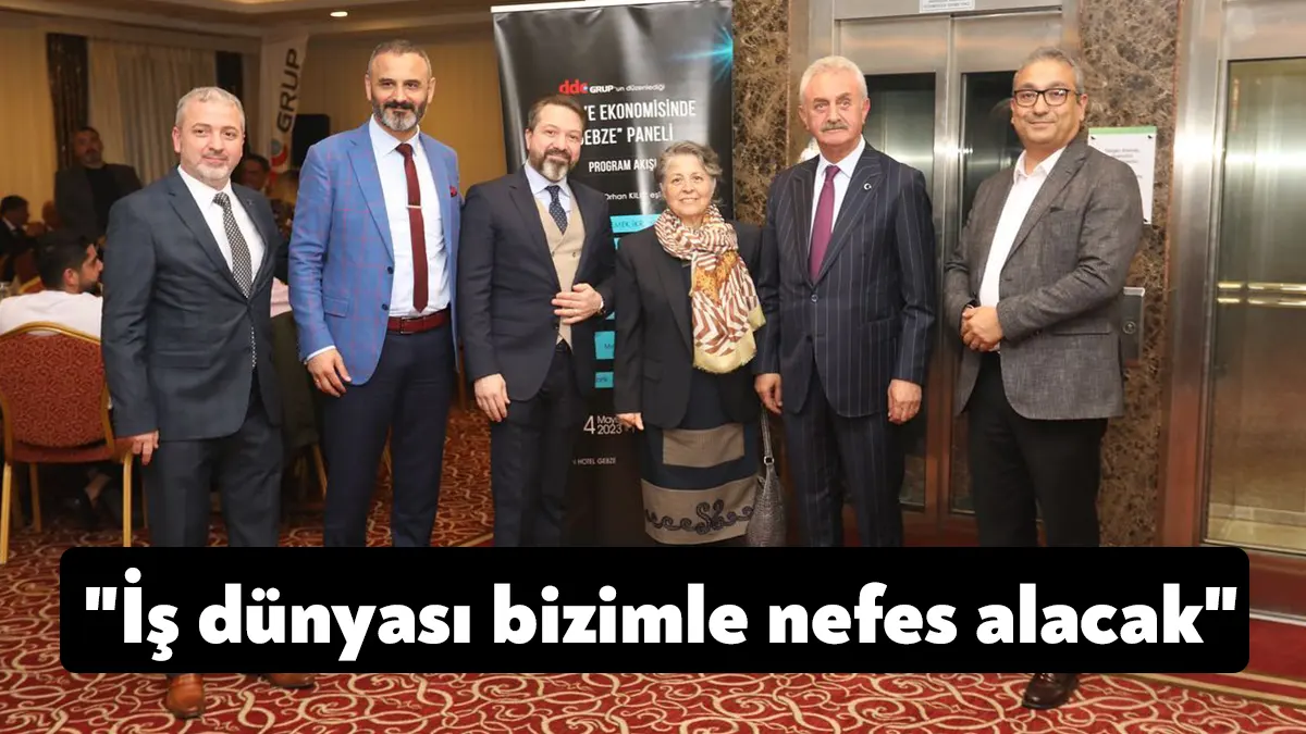 Gebze’de iş insanlarıyla bir araya gelen CHP Kocaeli Milletvekili Adayı