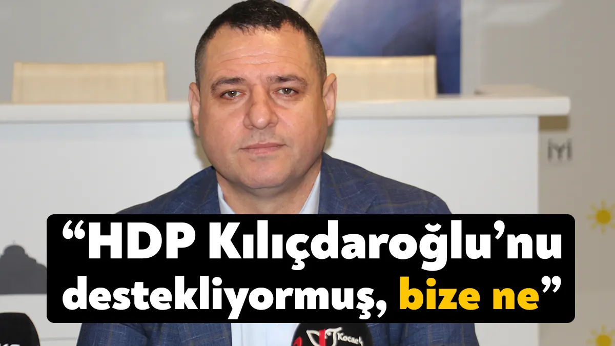 İYİ Parti Kocaeli İl Başkanı Nusret Acur, yaptığı basın açıklamasında,