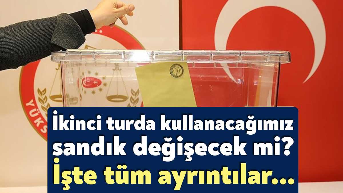 Cumhurbaşkanı adaylarının seçilme yeterliliğini elde edememesi nedeniyle cumhurbaşkanlığı seçimi ikinci