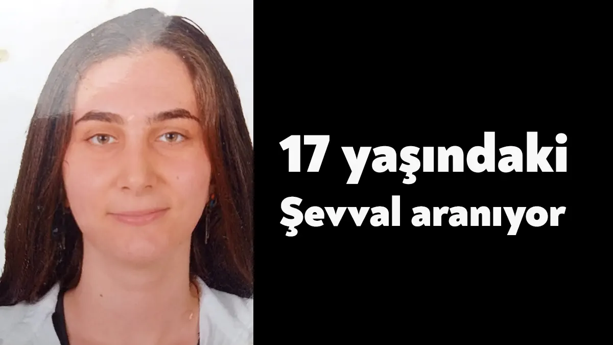 İzmit İlçesi Cumhuriyet Parkı civarında kaybolan 17 yaşındaki Şevval Çakır