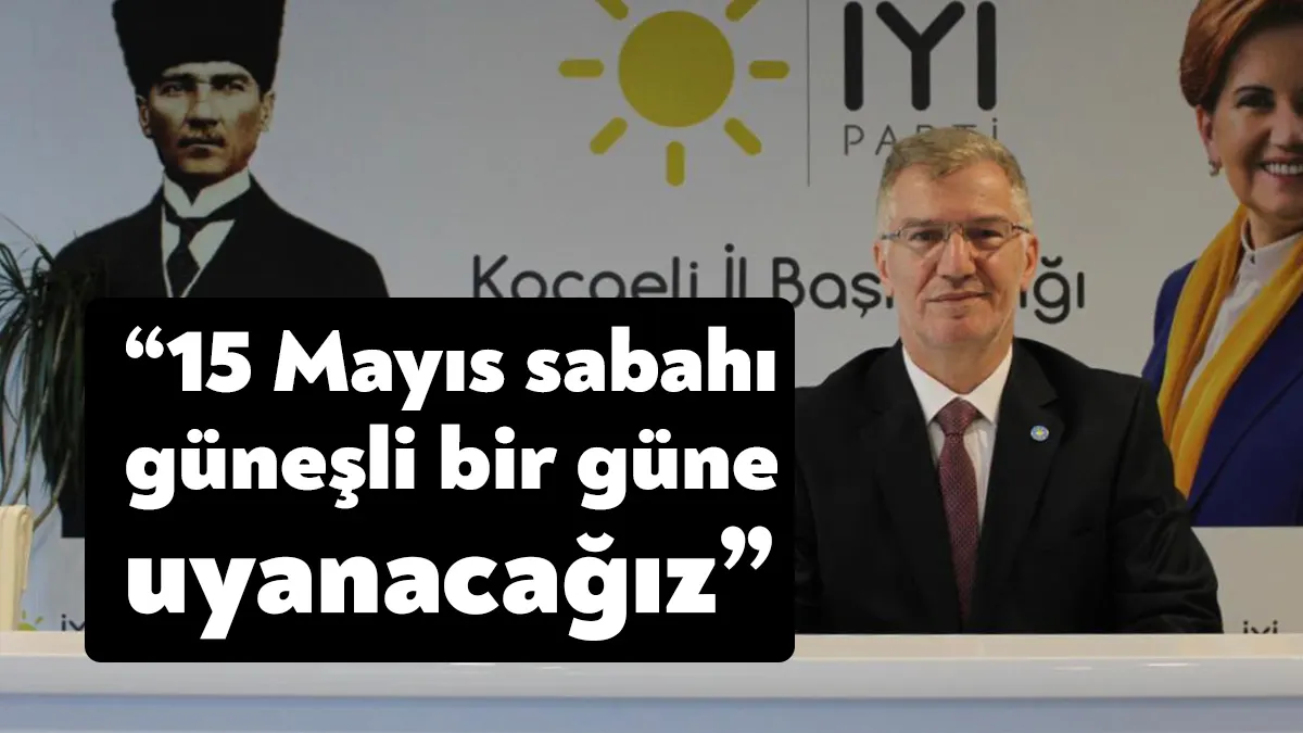 İYİ Parti SKM Başkanı Zekeriya Özak, yaptığı yazılı açıklamada partinin
