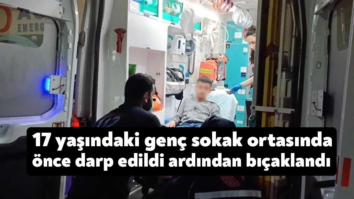 Kocaeli’nin Gebze ilçesinde 17 yaşındaki bir genç, sokak ortasında kalabalık