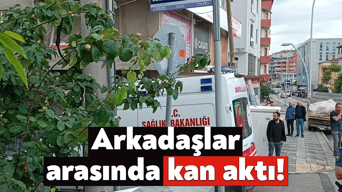 Kocaeli'nin Gebze ilçesinde yolda gördüğü arkadaşıyla sohbet eden E.Y., daha