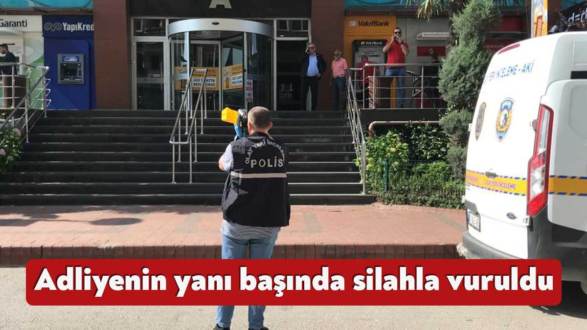 Kocaeli’nin İzmit ilçesinde adliye yakınında bulunan bir kafe içerisinde iki