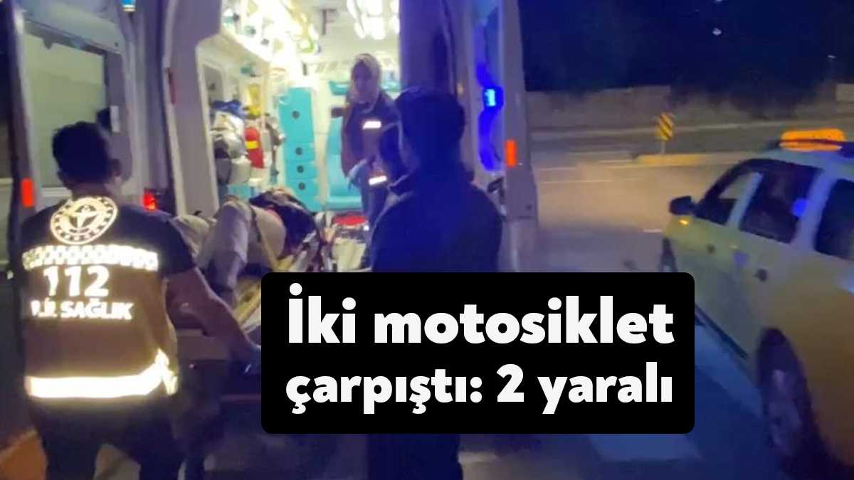 Kocaeli’nin İzmit ilçesinde iki motosikletin çarpışması neticesinde meydana gelen kazada