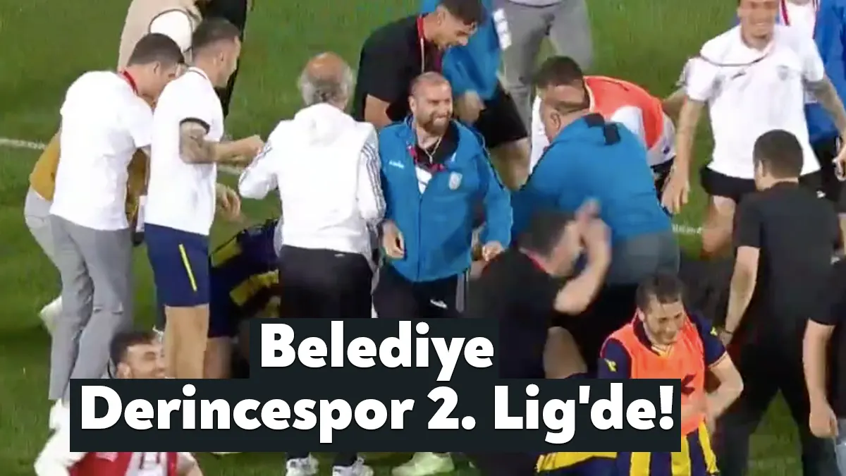 Belediye Derince Spor, TFF 2'nci Lig'e yükseldi. Bu başarı kentte