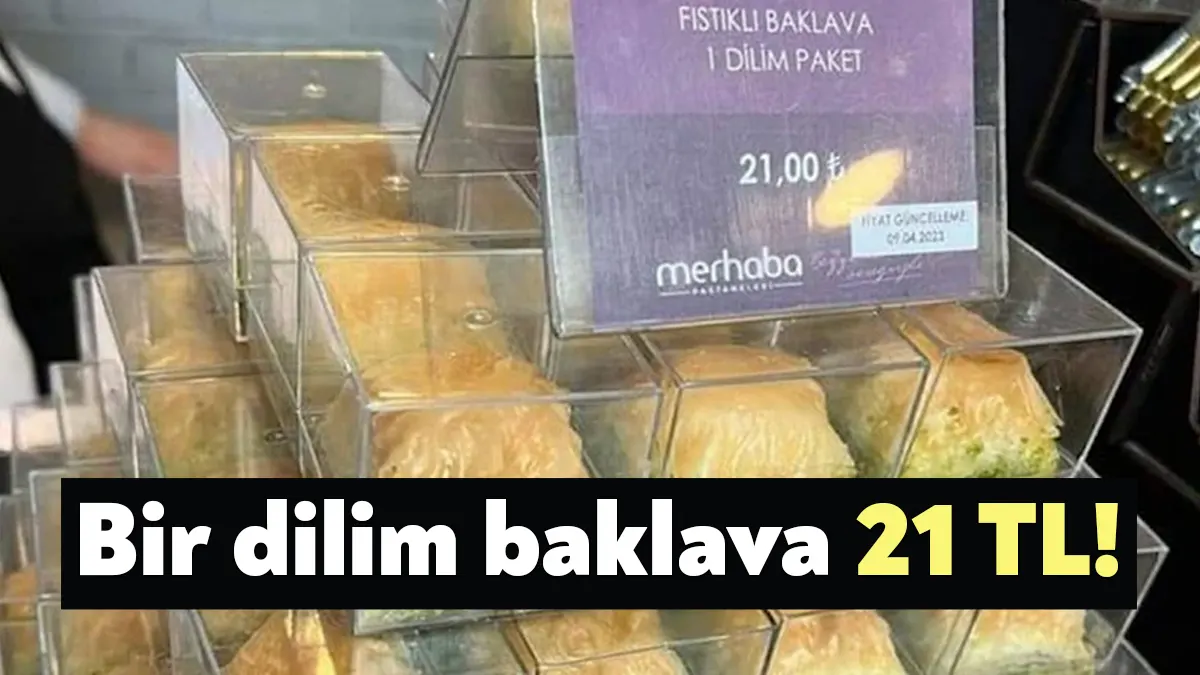 Ekonomideki bozulma vatandaşın ağzının tadını kaçırdı. Baklava fiyatları 500-700 lira
