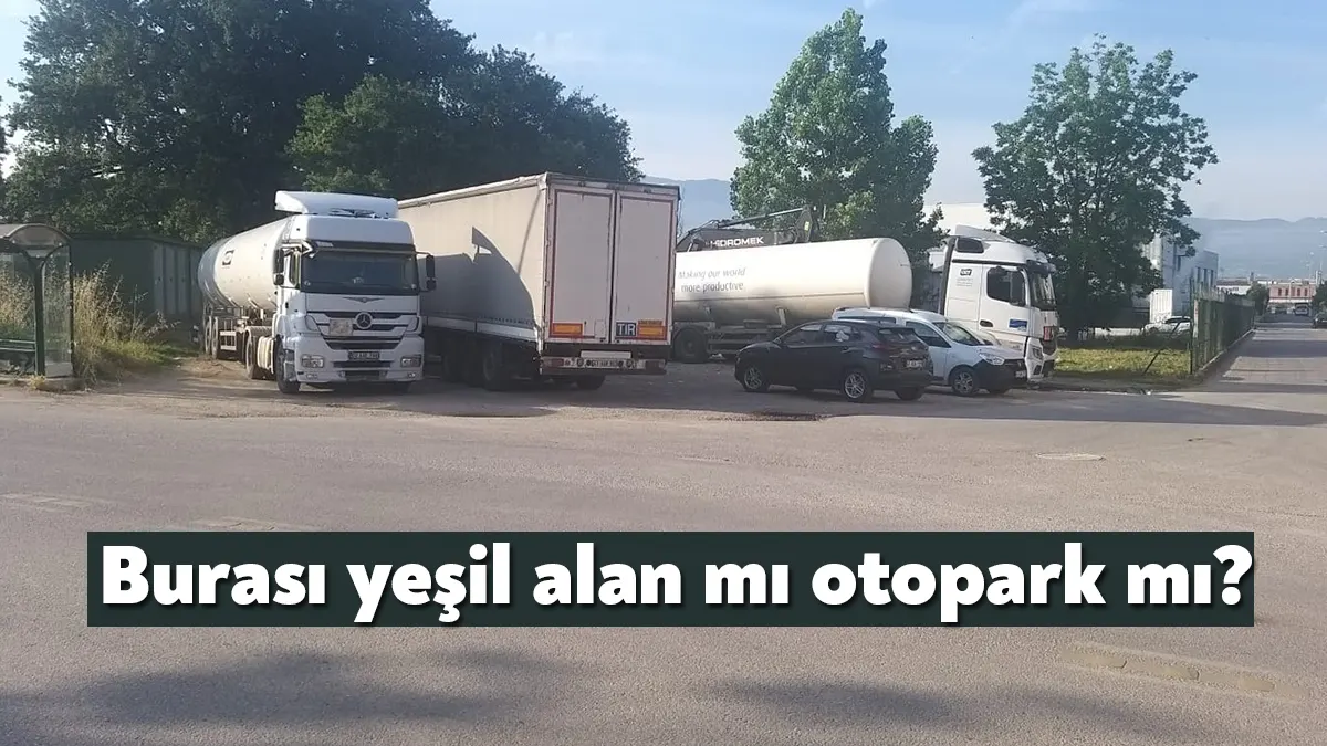 Kocaeli Kartepe Millet Caddesi’nde imar planlarına göre yeşil alan olarak