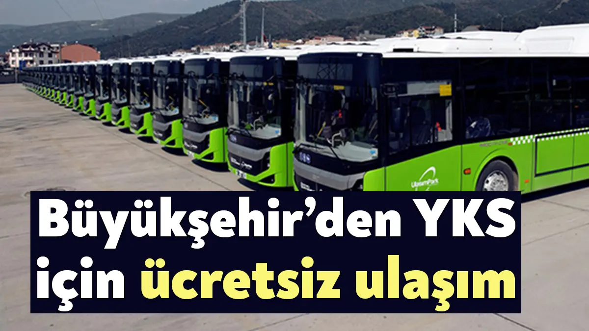 Kocaeli Büyükşehir Belediyesi hafta sonu gerçekleşecek YKS öncesinde, öğrenci ve