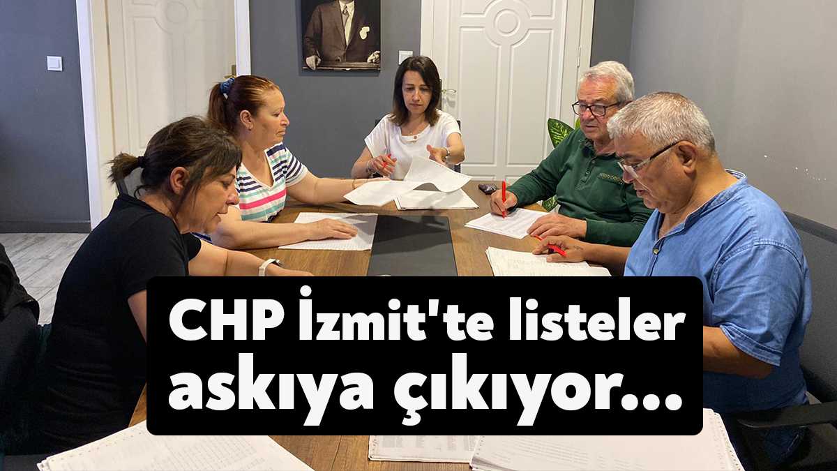 CHP İzmit İlçe Örgütü konuyla ilgili bir açıklama yayınladı. Açıklamada