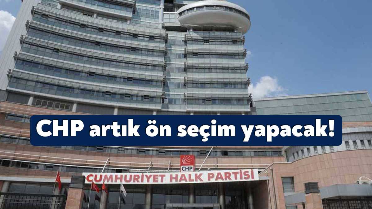 CHP, yeni MYK üyelerinin ortak mutabakatıyla tüzükte değişikliğe giderek milletvekili