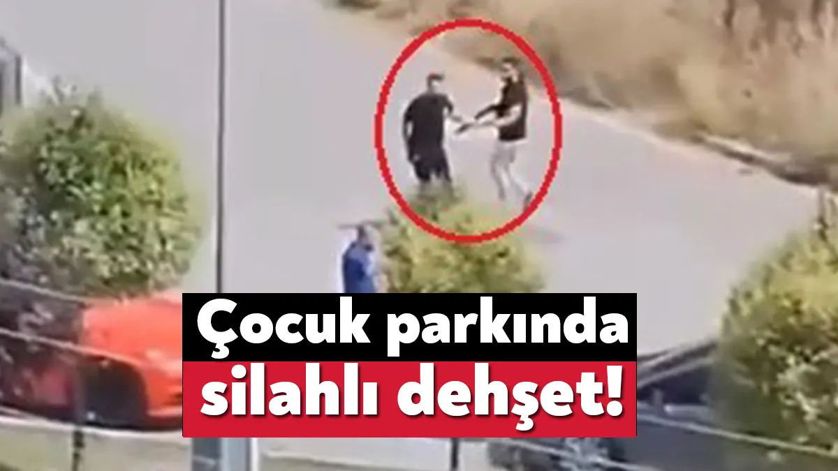 Kocaeli'nin Gebze ilçesinde çocuk parkında 2 kişinin silahla vurularak yaralandığı