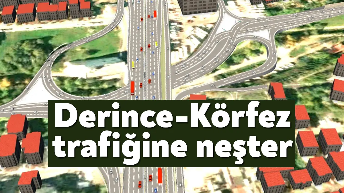 Başkan Büyükakın, Kaşkaldere kavşak projesinin Derince ile Körfez ilçe arasında